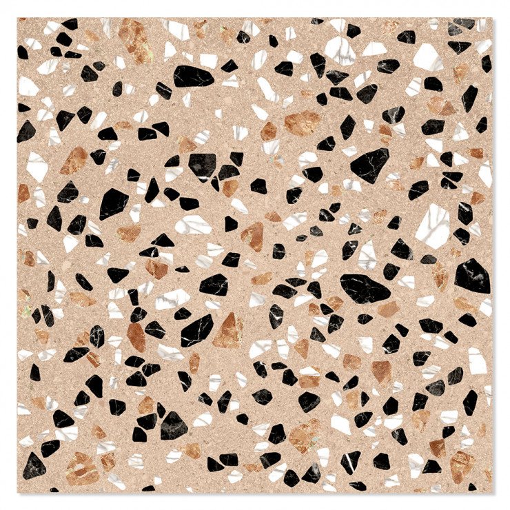 Klinker Retro IT Terrazzo Lyserød Mat 20x20 cm-1